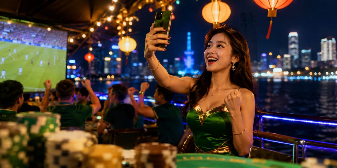 Người hâm mộ bóng đá theo dõi kèo tại chợ đêm Đà Nẵng – không khí cá cược High Roller